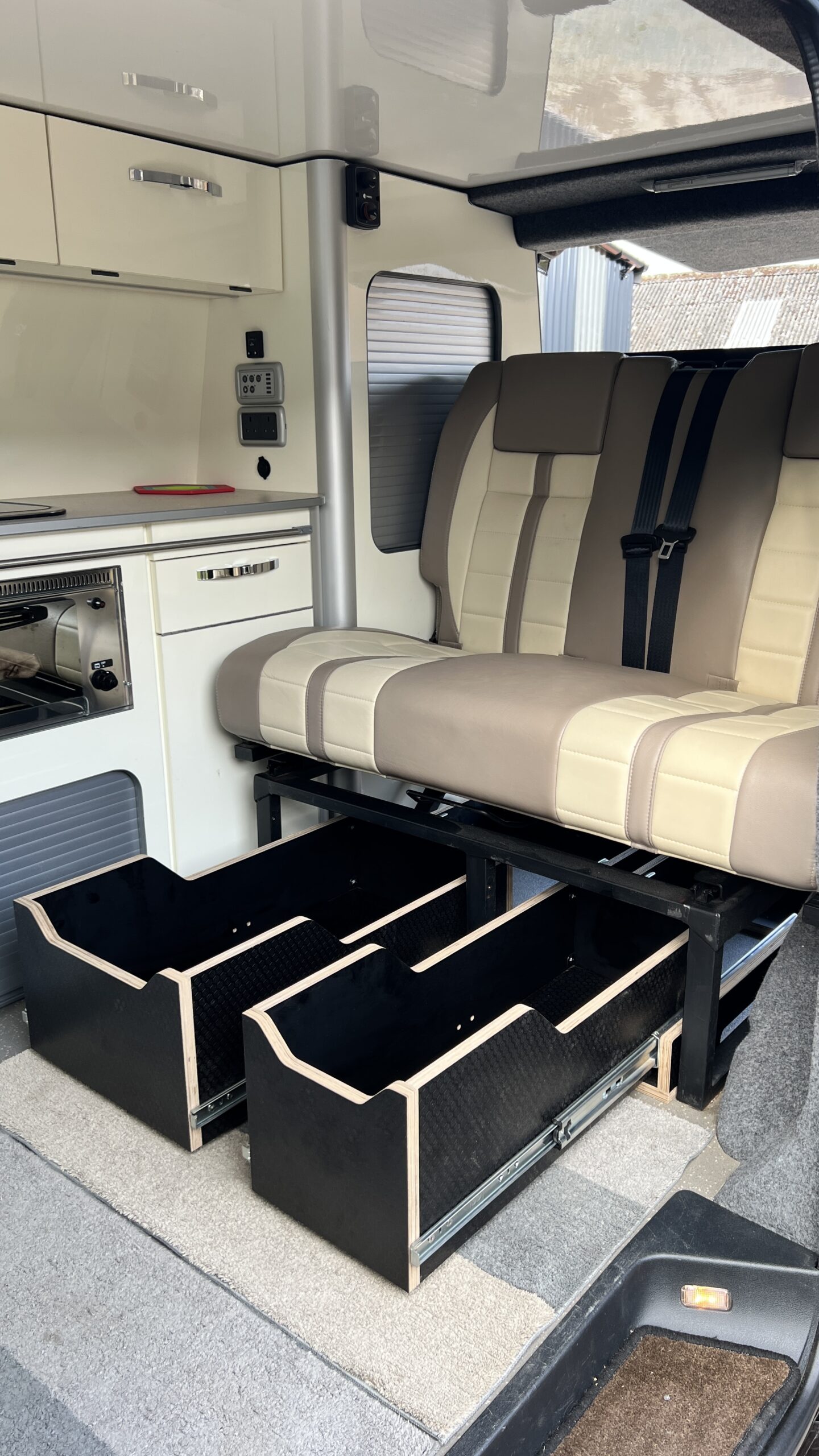 RIB 112cm Drawer System (Sliding and Fixed)